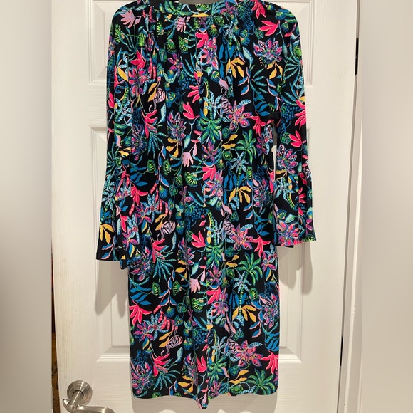 LILLY PULITZER COTTON DRESS SIZE LARGE - Picture 2 of 6
